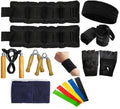 Facto Power Ankle/Wrist Weight 5 Kg.(2.5 Kg X 2)| Workout Equipment For Fitnesswith Accessories (Gym Gloves,Skipping Rope,Wrist
