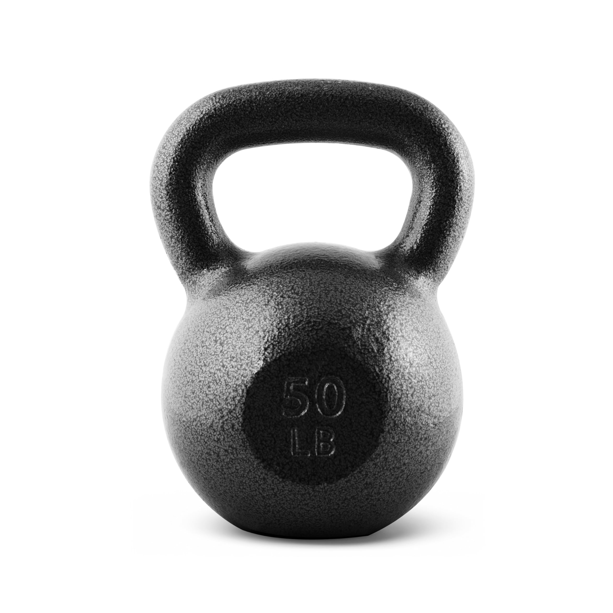 Cap Barbell Black Cast Iron Kettlebell | 50 Pounds