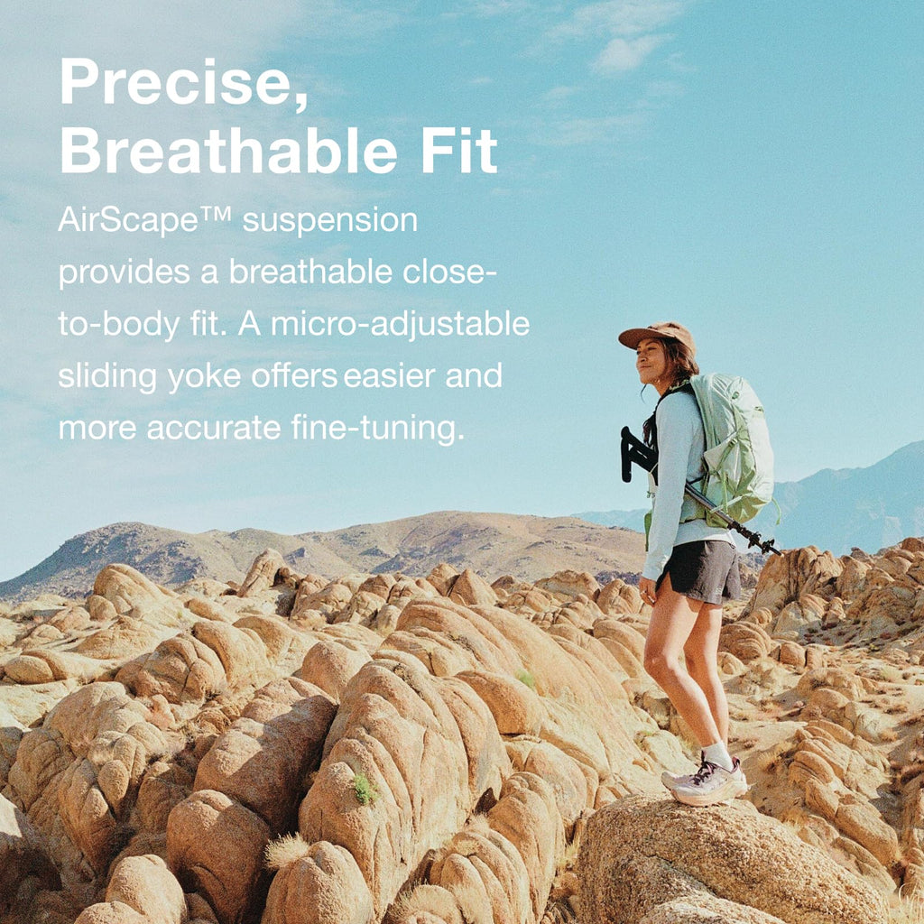 Osprey Tempest 22L Womens Lightweight Hiking Backpack - Small Daypack for Travel & Camping, Frosty Mint Green/Botanica