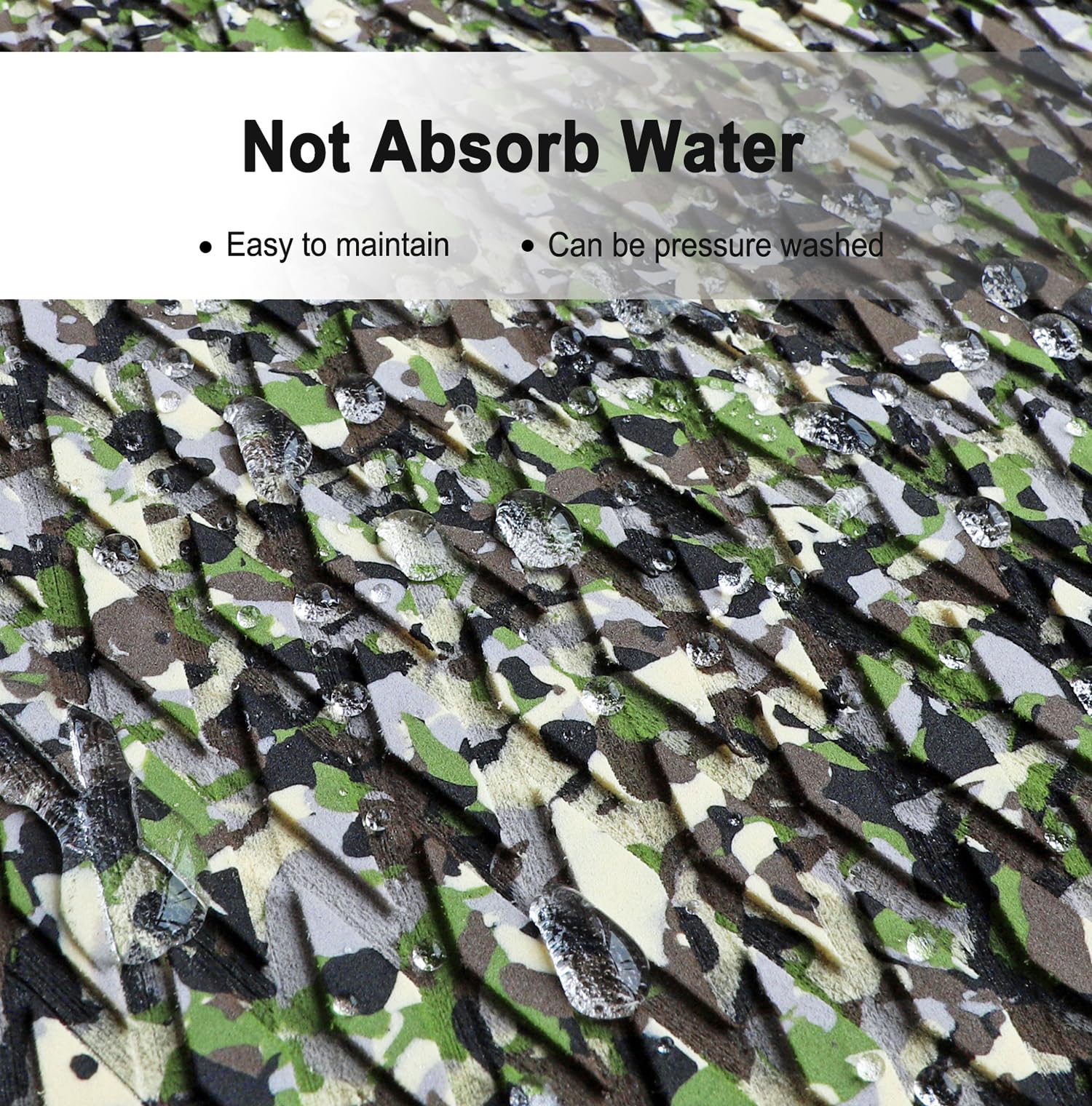 Hjdeck Boat Flooring Camo Eva Foam Boat Decking Self Adhesive Non Slip Deck Grip Mat Surfboard Traction Pad Marine Carpet For Bo