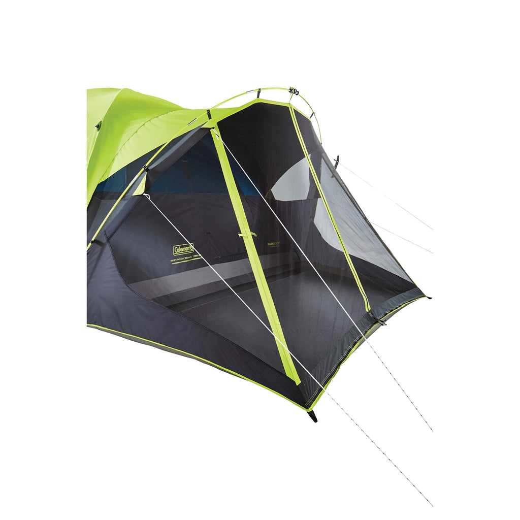 Coleman Carlsbad Dark Room Camping Tent With Screened Porch, 4/6 Person Tent Blocks 90% Of Sunlight And Keeps Inside Cool, Weath
