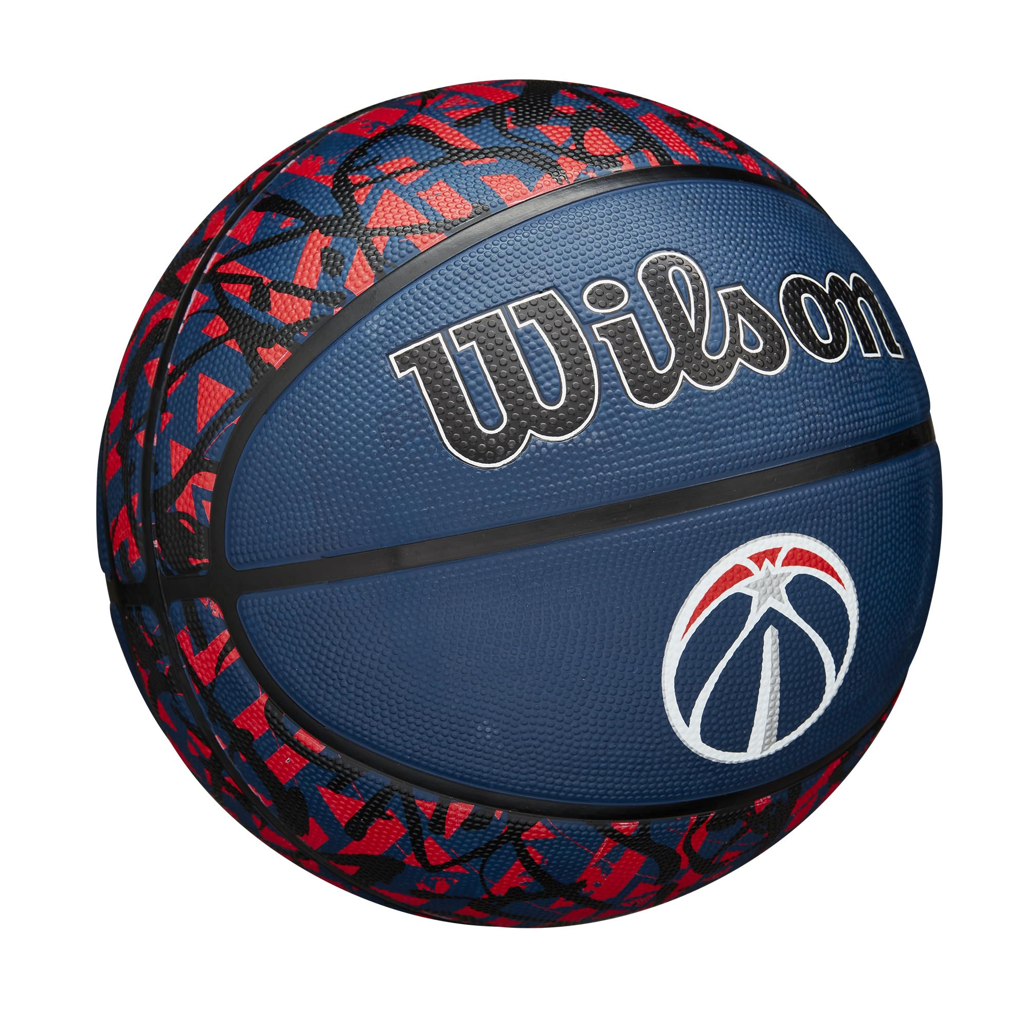 Wilson Nba Team Graffiti Basketball - Washington Wizards, Size 7-29.5''