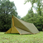 Free Soldier Waterproof Portable Tarp Multifunctional Outdoor Camping Traveling Awning Backpacking Tarp Shelter Rain Tarp (Brown