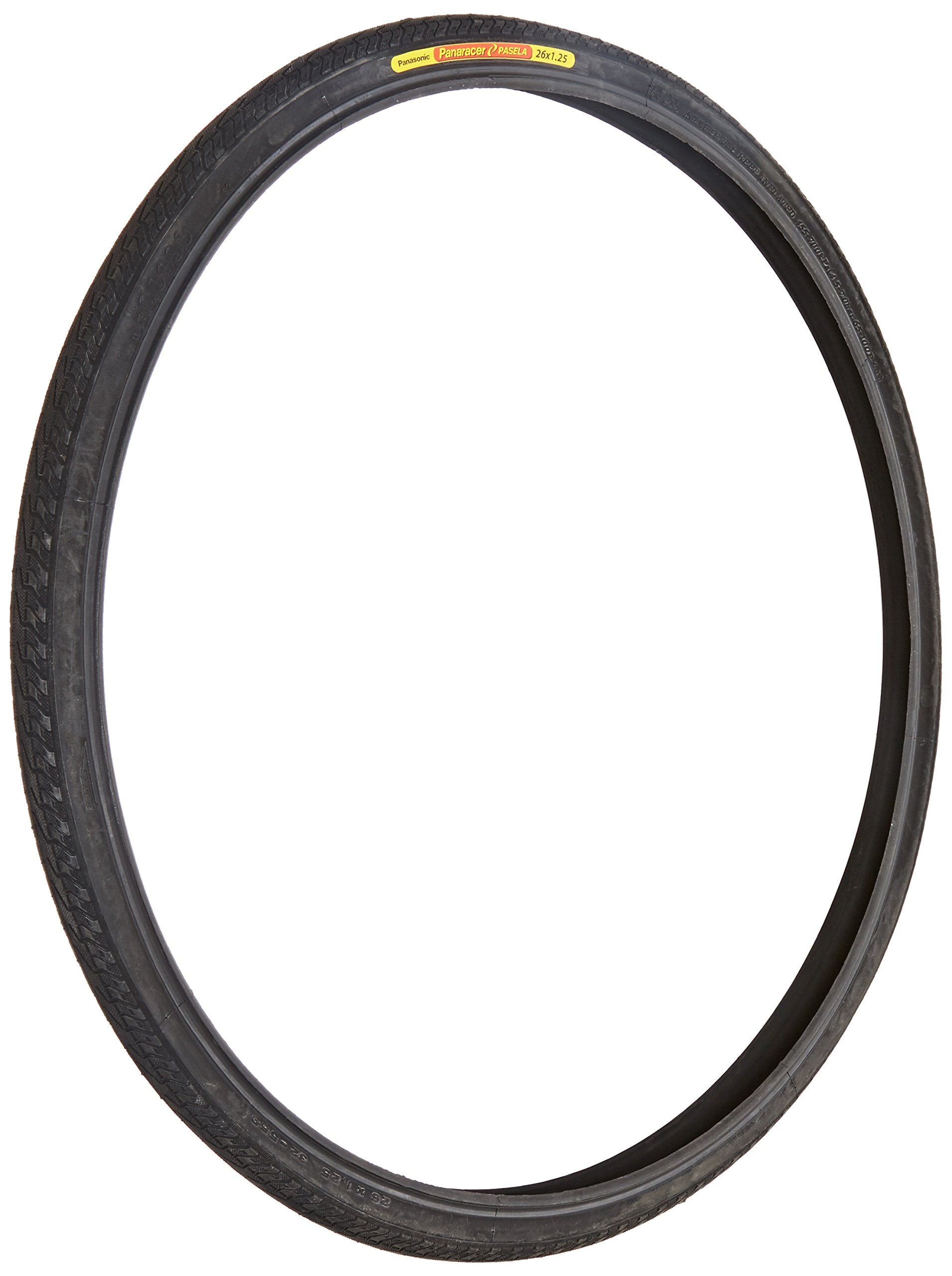 panaracer Pasela Tire with Wire Bead, Black, 26 x 1.25-Inch
