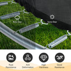 Giantex 7 Heavy-Duty Galvanized Trampoline Springs, Steel Wire Spring Replacement Kit, High Tensile Durable Trampoline Parts, Ea