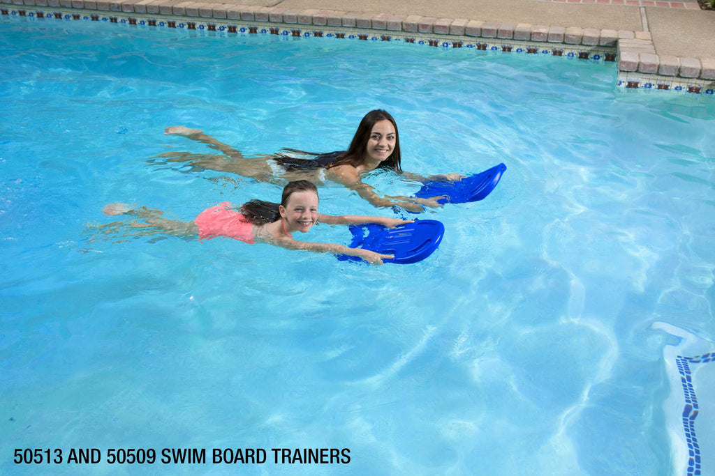Poolmaster 50509 Advanced Kickboard Swim Trainer And Swim Aid, Small, Blue