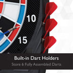 Viper Showdown Electronic Dartboard Sport Size Over 30 Games With 590 Options Automatic Scoring Lcd Display Missed-Dart Catch Ba