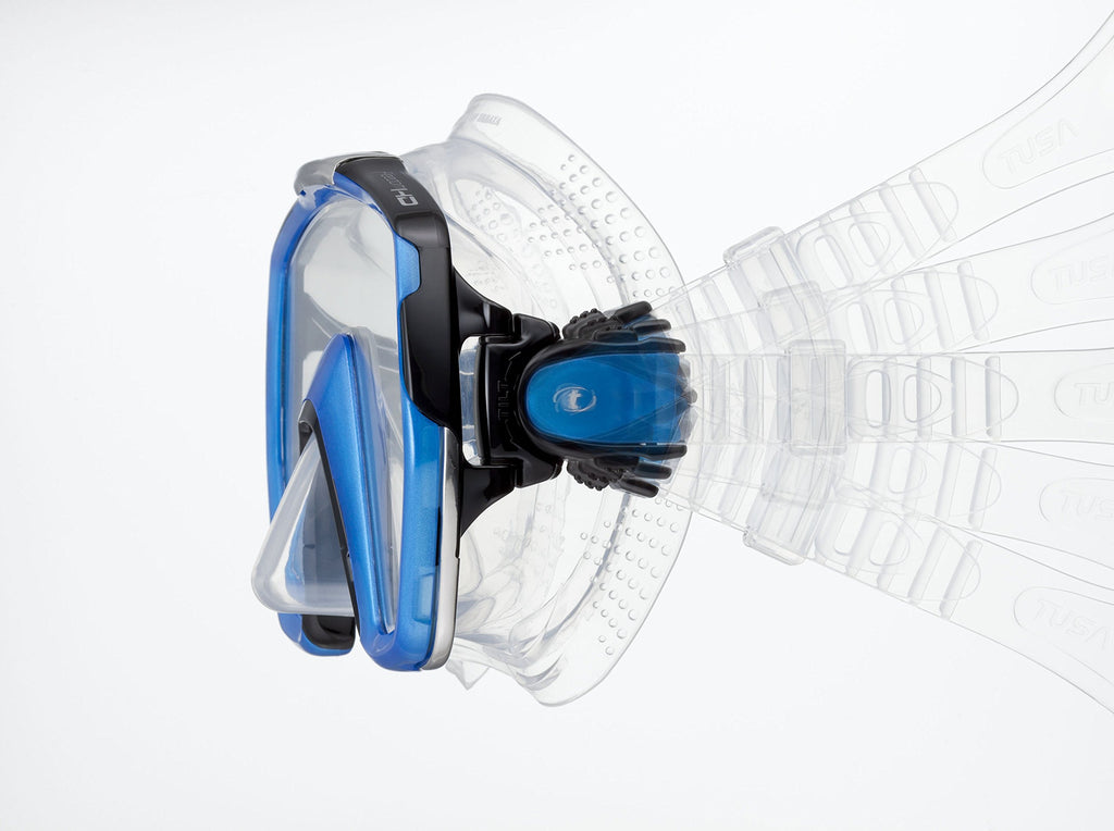 Tusa M-1001 Freedom Hd Scuba Diving Mask, Cobalt Blue