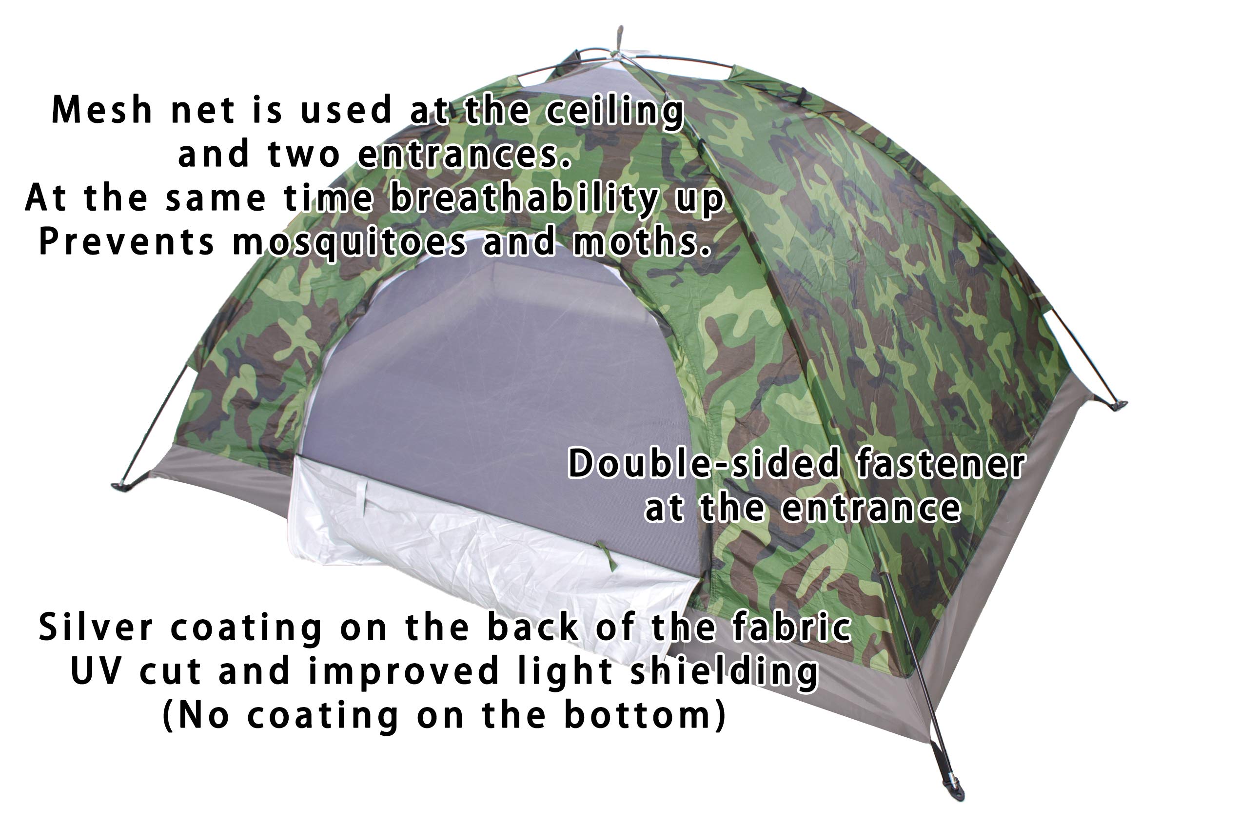 Sutekus Semi-Double Tent Camouflage Patterns Camping Tent Tent For Camping Hiking ?Outdoor Equipment?