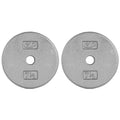 CAP Barbell Cast Iron Standard 1-Inch Weight Plate Set - Barbell Weights for Home Gym, Strength Training, and Weightlifting, 7.5