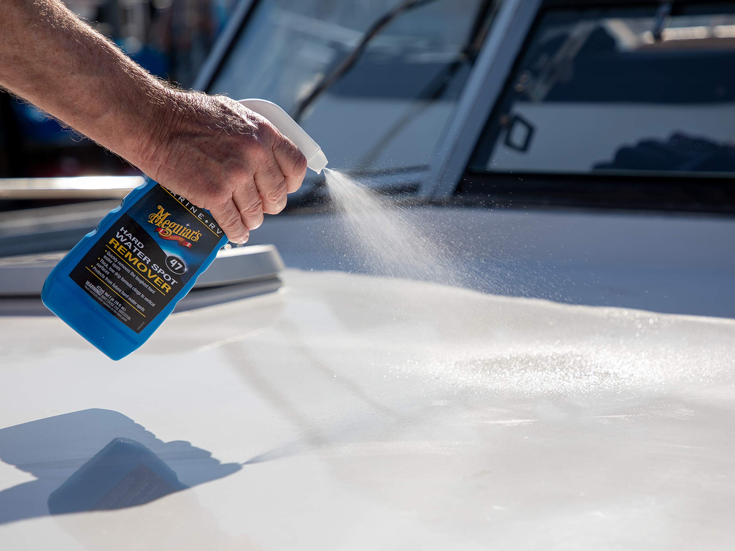 Meguiar'S Marine/Rv One Step Compound - Marine And Rv Restorer That Removes Heavy Oxidation And Scratches While Restoring Gloss