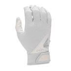 Easton Fundamental Fastpitch Softball Batting Gloves | Youth Small | White