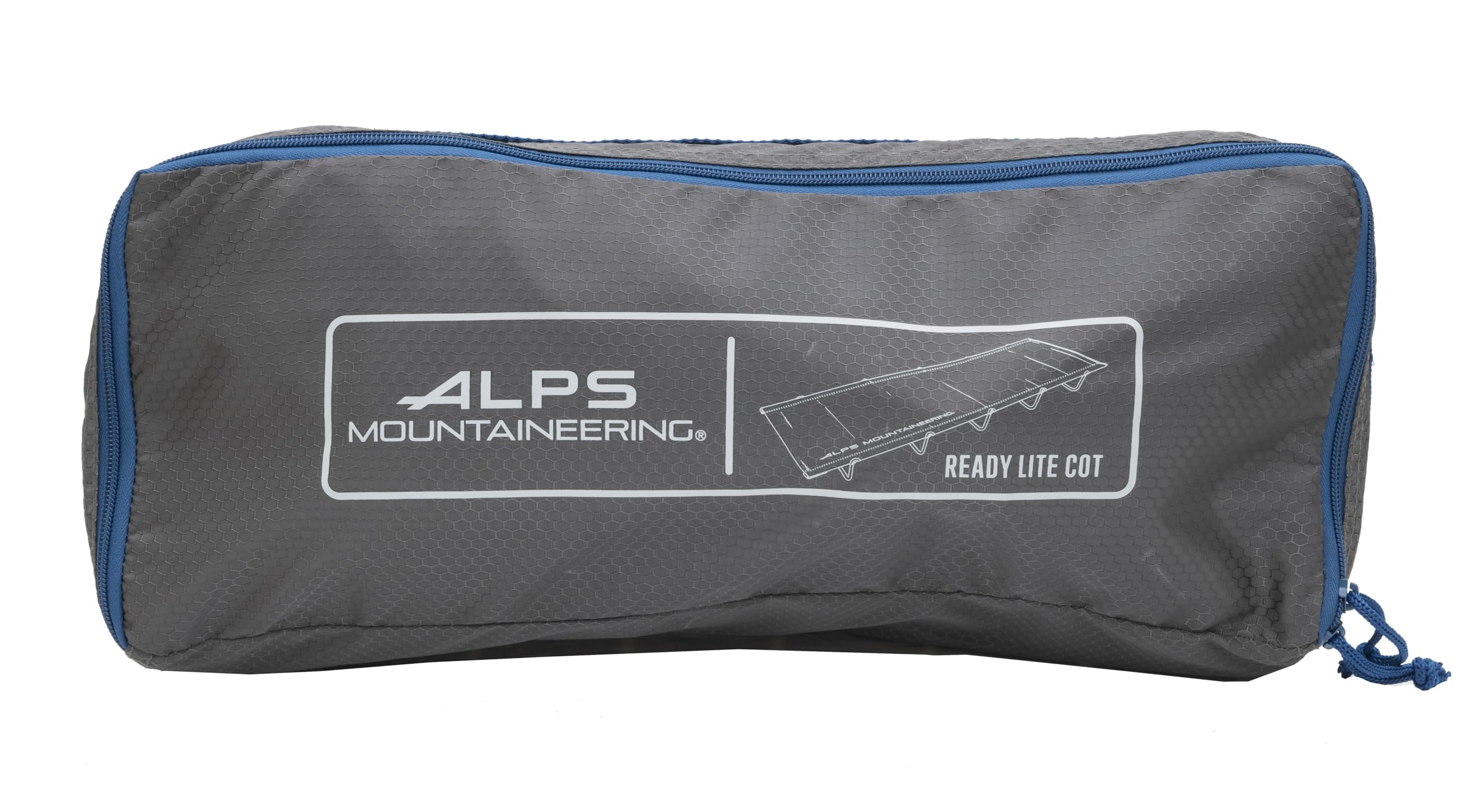 Alps Mountaineering Ready Lite Camping Cot, One Size, Charcoal/Blue