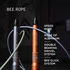 PICSIL - BEE High Speed Skipping Rope | Aluminum & Double Bearing System | Self-Adjusting for Cross Training, Boxing & Fitness |