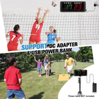Samshow Led Electronic Scoreboard Digital Score Keeper With Remote & Tripod, Electric Scoreboard With Count Down/Up Timer & 12/2