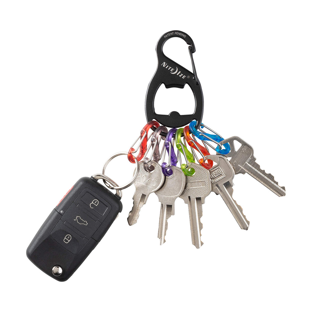 Nite Ize Krb2-01-R6 Black Keyrack+ S-Biner