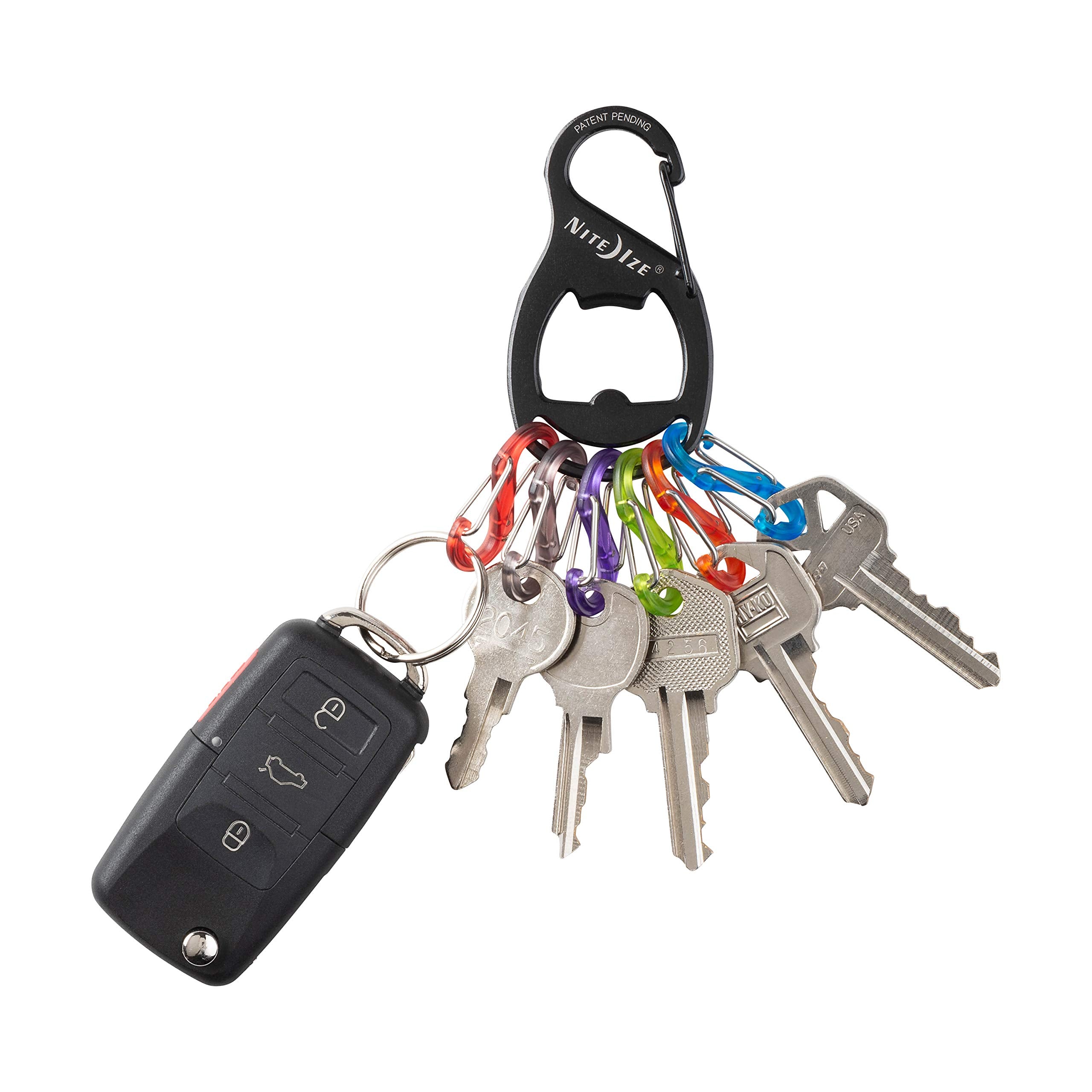 Nite Ize Krb2-01-R6 Black Keyrack+ S-Biner