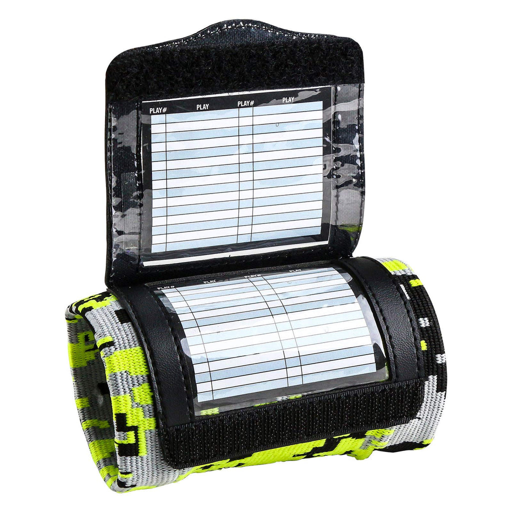 Champro Triple Wristband Playbook, Pee Wee, Camo Optic Yellow (Af50Pwcoy)