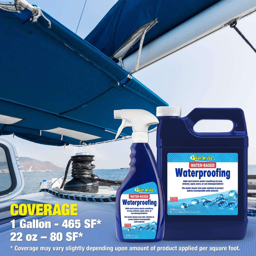 Star Brite Low-Odor Water-Based Waterproofing Spray - Restores & Adds Water Repellency, Uv Protection To New, Delicate, Aged, Wo