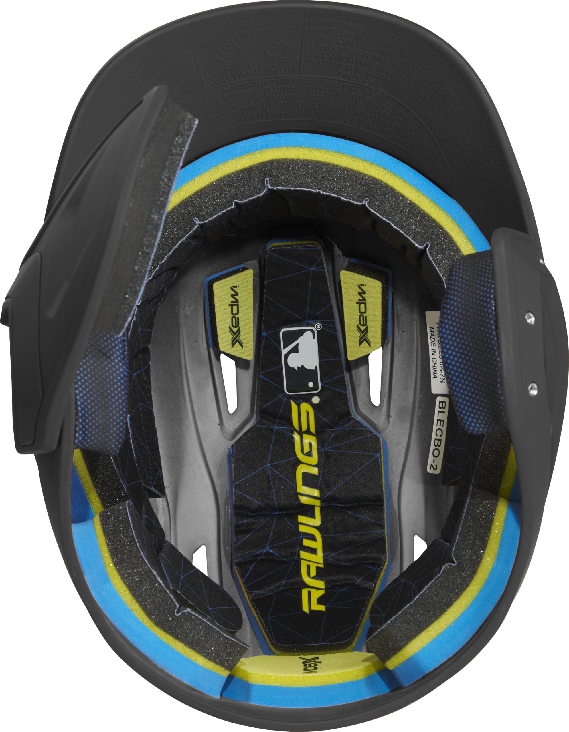 Rawlings Mens Rawlings 2022 Mach 1 Tone Matte Baseball Batting Helmet W Lhb Adjext Senior Matte Black, Matte Black, One Size Us