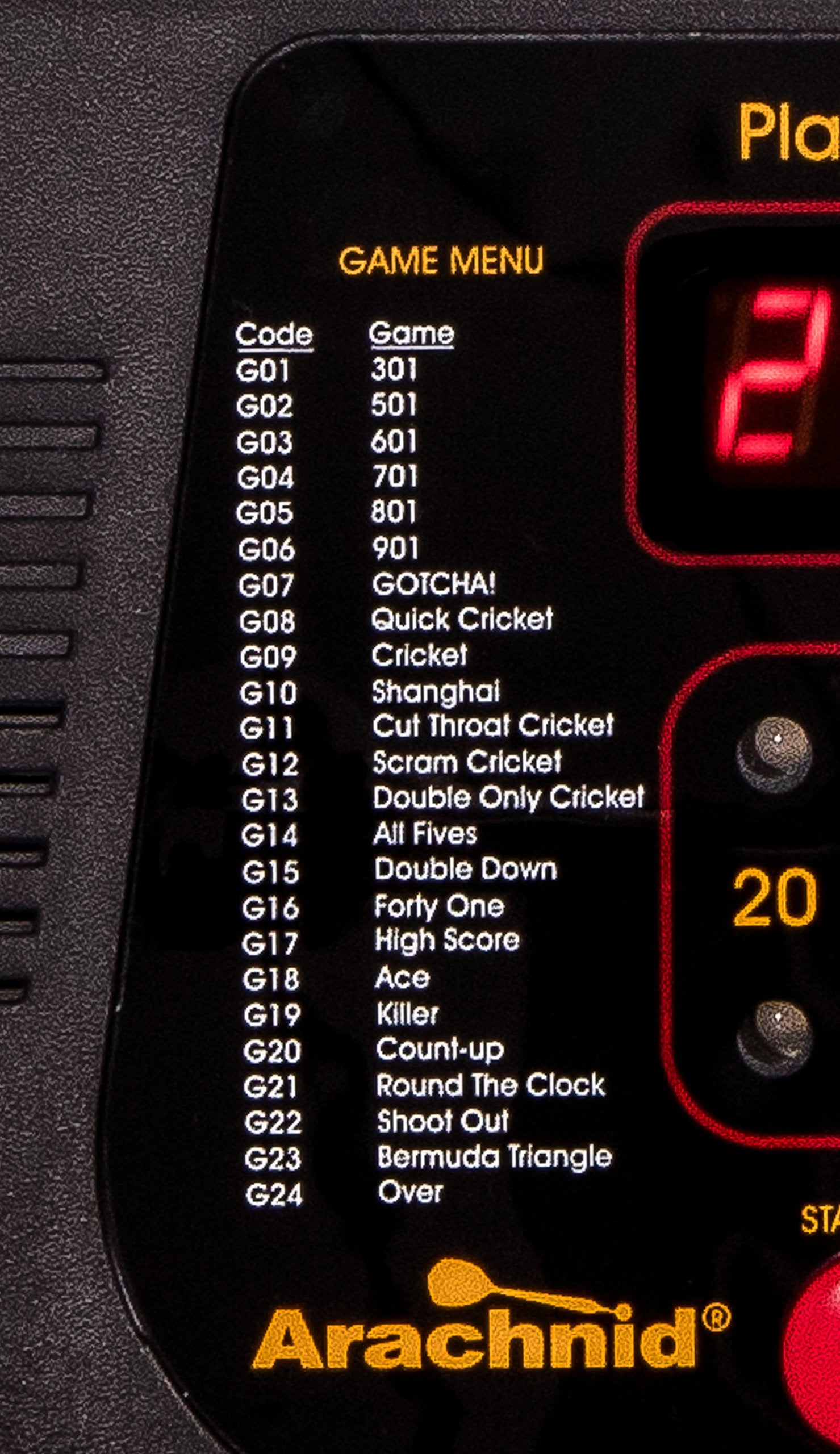 Arachnid Cricket Pro 650 Electronic Dartboard With Micro-Thin Dividers - Available With Optional Wood Dartboard Cabinet