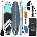 SereneLife 11 Inflatable SUP - Pet-Friendly Stand-Up Paddle board for Adults and Pet Ride Alongs - 35    Wide Stable Design with