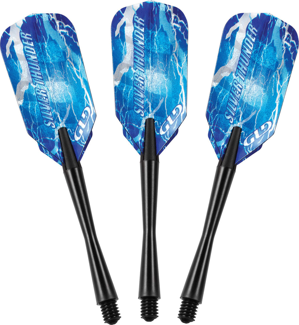 Viper Silver Thunder Soft Tip Darts 4 Knurled Rings 16 Grams