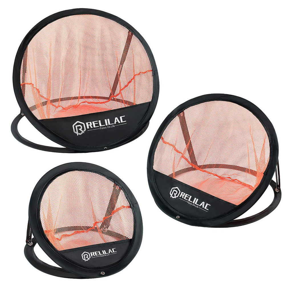Relilac Golf Chipping Net (3 Pcs)- Indoor/Outdoor Golfing Target Accessories For Backyard Accuracy And Swing Practice - Great Gi
