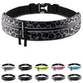 Fitgriff Running Belt For Men & Women - Secure Jogging Pouch For Phone, Keys & Essentials - For All Cell Phones (Leopard, 33.5''