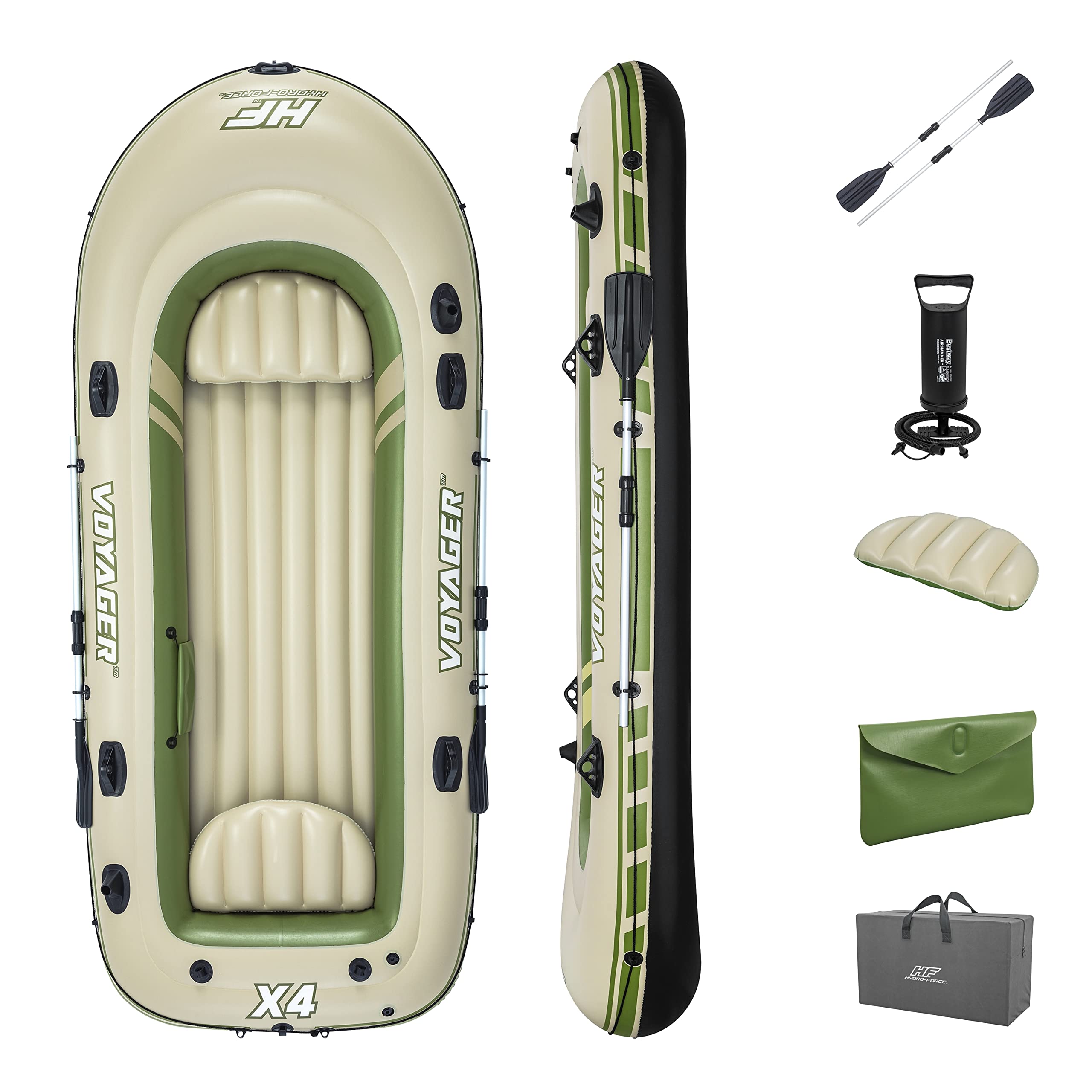 Hydro-Force Voyager X4 Inflatable Raft Set 116