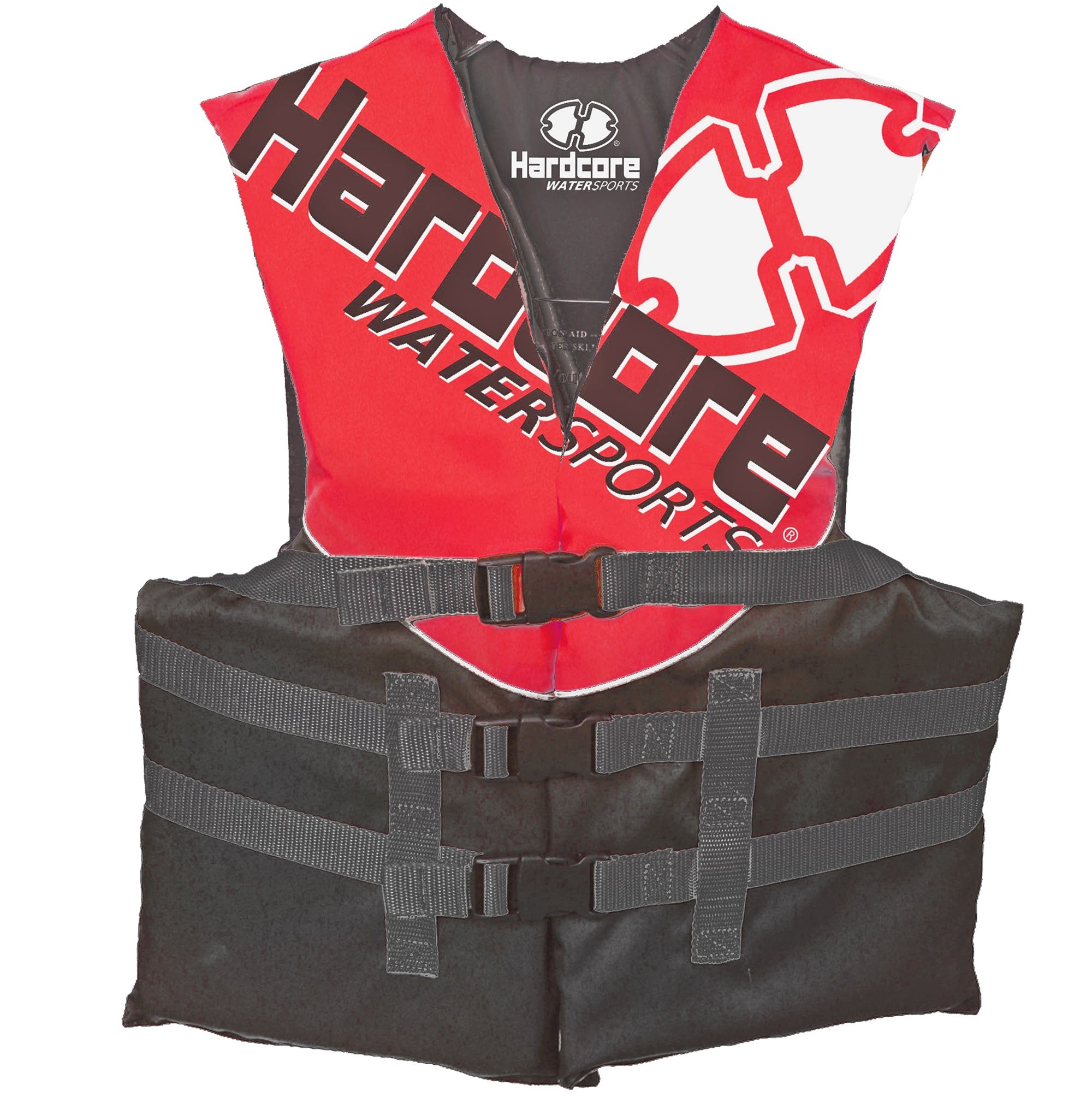 Hardcore Coast Guard Type Iii Pfd For Youth; Life Vest Flotation Device; Life Jacket Paddle Vest For Big Kids From 50-90 Pounds;
