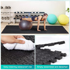 Yes4All Interlocking Exercise Foam Mats With Border - Interlocking Floor Mats For Gym Equipment - Eva Interlocking Floor Tiles ,