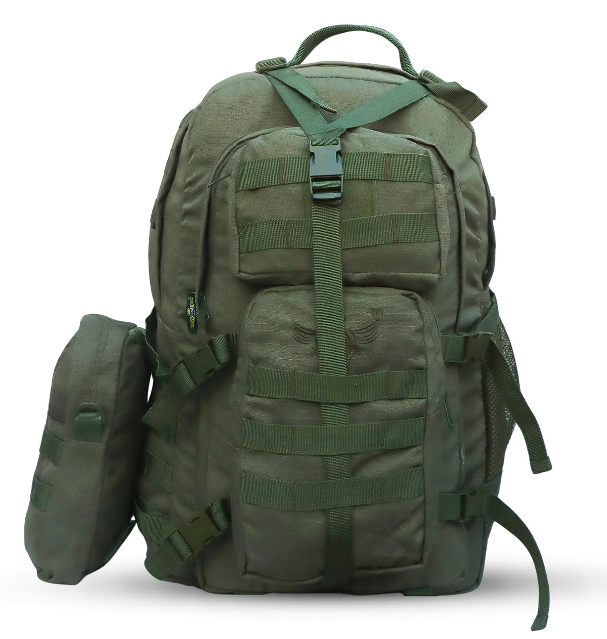 Azad Tactical Bag For Army With Enough Space To Carry All You Need With Destachable Sling Bag (Army Green)