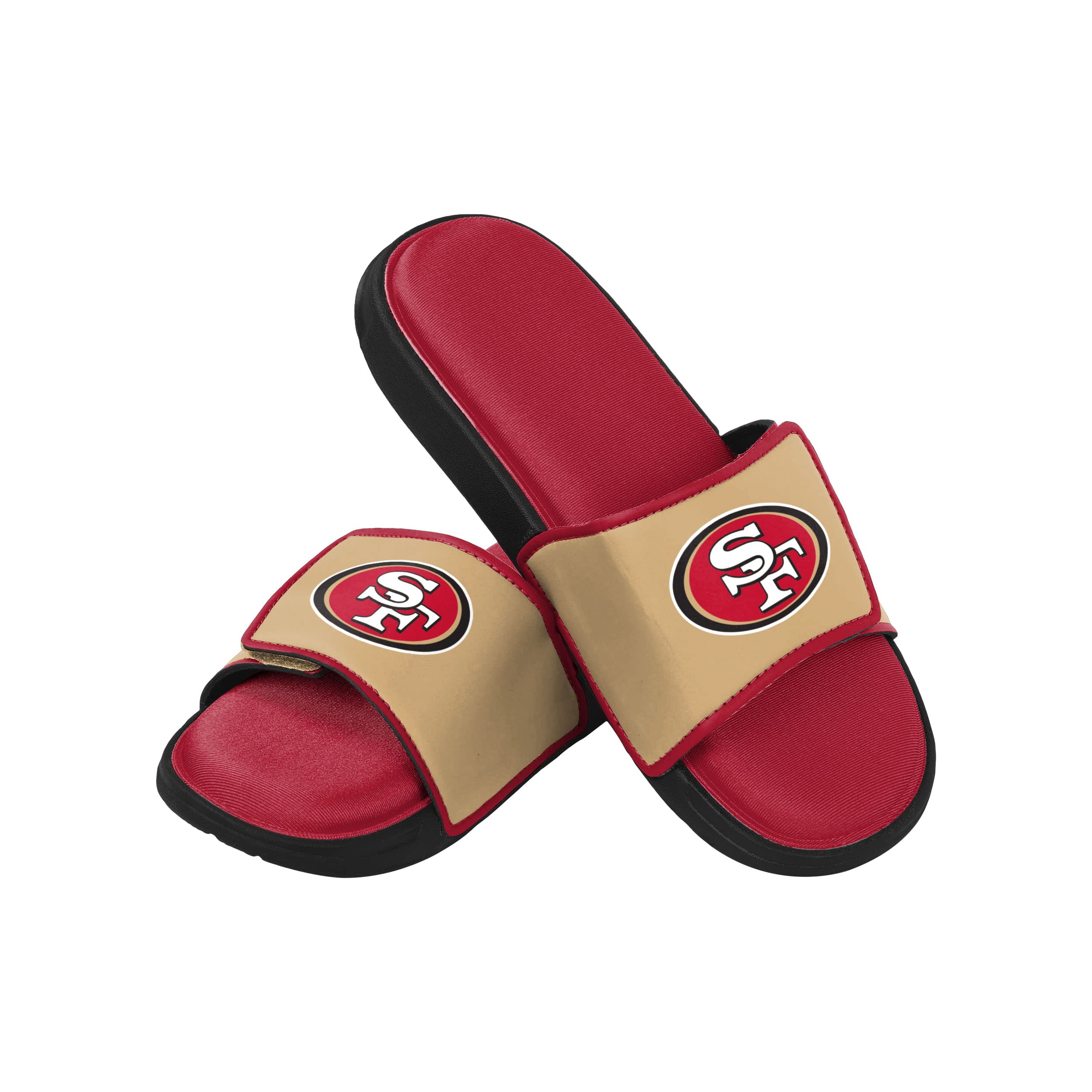 FOCO San Francisco 49ers NFL Mens Foam Sport Slide - L