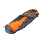 Stansport Glacier Mummy Sleeping Bag 3.1 Lb, Orange, 86'' L X 34'' W