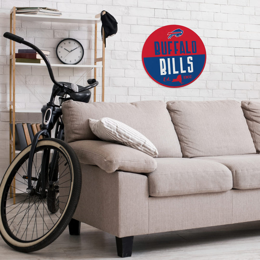 Rico Industries Nfl Football Buffalo Bills Classic Shape Cut Pennant - Home And Living Room D  Cor - Soft Felt Ez To Hang