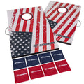 Triumph Sports Triumph Patriotic Classic 2X3 Cornhole Set - Includes 2 Patriotic Boards, 8 All-Weather Cornhole Bags