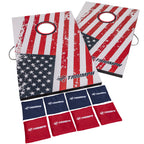 Triumph Sports Triumph Patriotic Classic 2X3 Cornhole Set - Includes 2 Patriotic Boards, 8 All-Weather Cornhole Bags