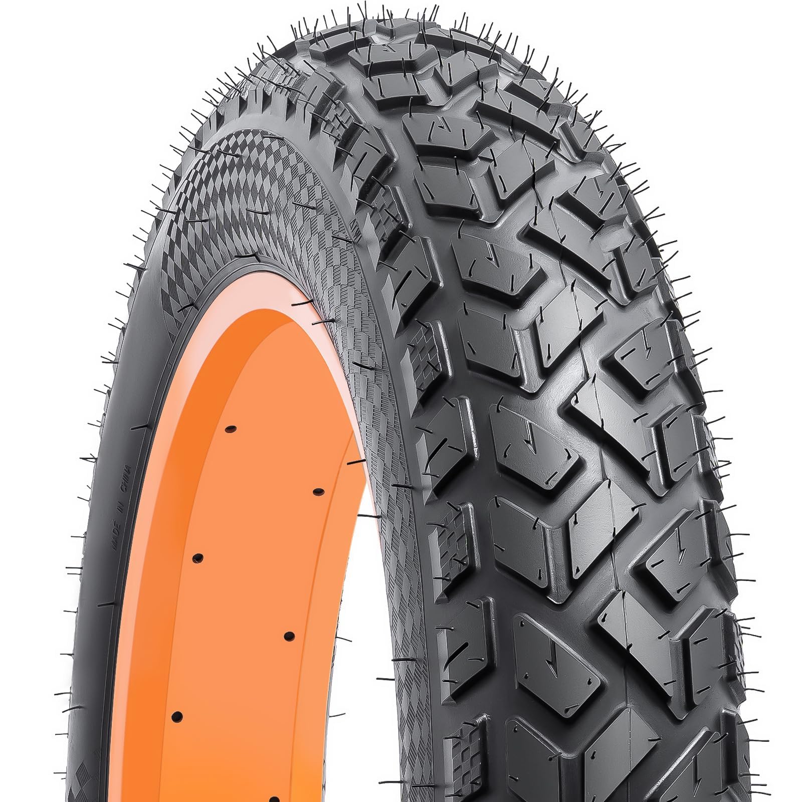 2 Pack 20'' E-Bike Fat Tires Heavy Duty 20 X 4.0 (102-406) Plus 20'' Bike Tubes 20 X 3.5/4.0 Av32Mm And 2 Nylon Rim Strips Compa