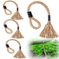 Maasechs 4 Pcs Hemp Scent Rope for Deer 30 Inch Deer Scrape Mock Scent Rope Hanging Hemp Anywhere for Hunting Accessories Hunter