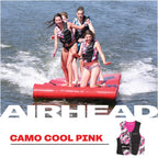 Airhead Womens Camo Cool Neolite Flex Kwik-Dry Life Jacket, Us Coast Guard Approved Pink Small