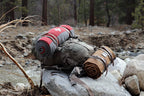 1844 Helko Werk Germany Waxed Canvas Bedroll & Swiss Army Blanket Bundle - Camping Bedroll With Leather Straps And Zipper - Wate