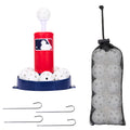 Franklin Sports MLB Micro Tee Trainer  Kids Baseball Batting Trainer with PopUp Pitching Machine, 10 Durable Balls, Drill Card