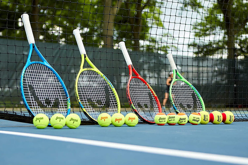 Head Speed Kids Tennis Racquet - Beginners Pre-Strung Head Light Balance Jr Racket , Frustration Free Packaging - 25 Inch, Blue