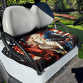 Yewattles Beach Car Seat Cover Fit Most 2 Passenger Colorful American Flag Horse Cart Seat Cover Blanket Towel Outdoor Sports Du