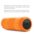 Triggerpoint Performance Therapy Grid Vibe Plus Four-Speed Vibrating Foam Roller