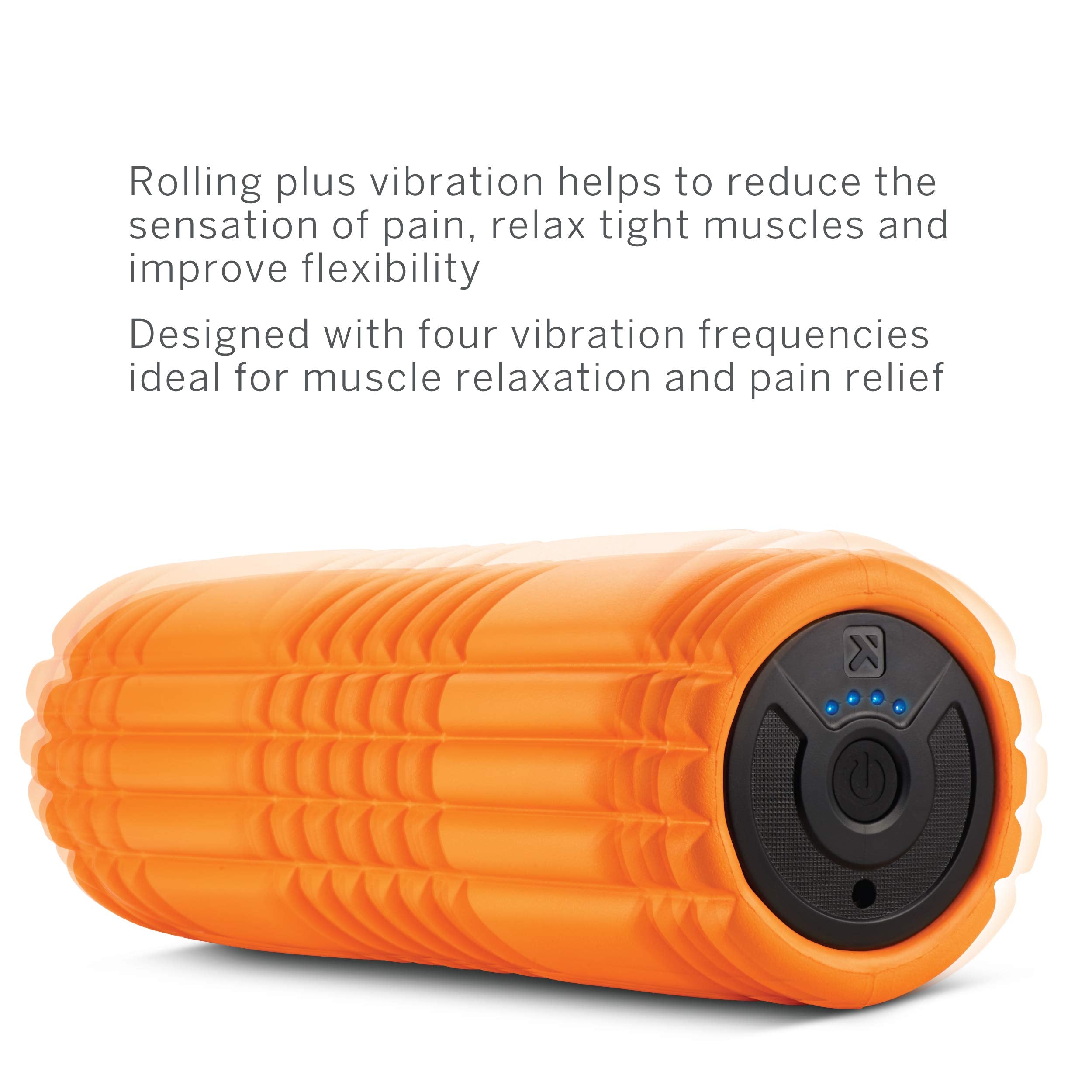 Triggerpoint Performance Therapy Grid Vibe Plus Four-Speed Vibrating Foam Roller