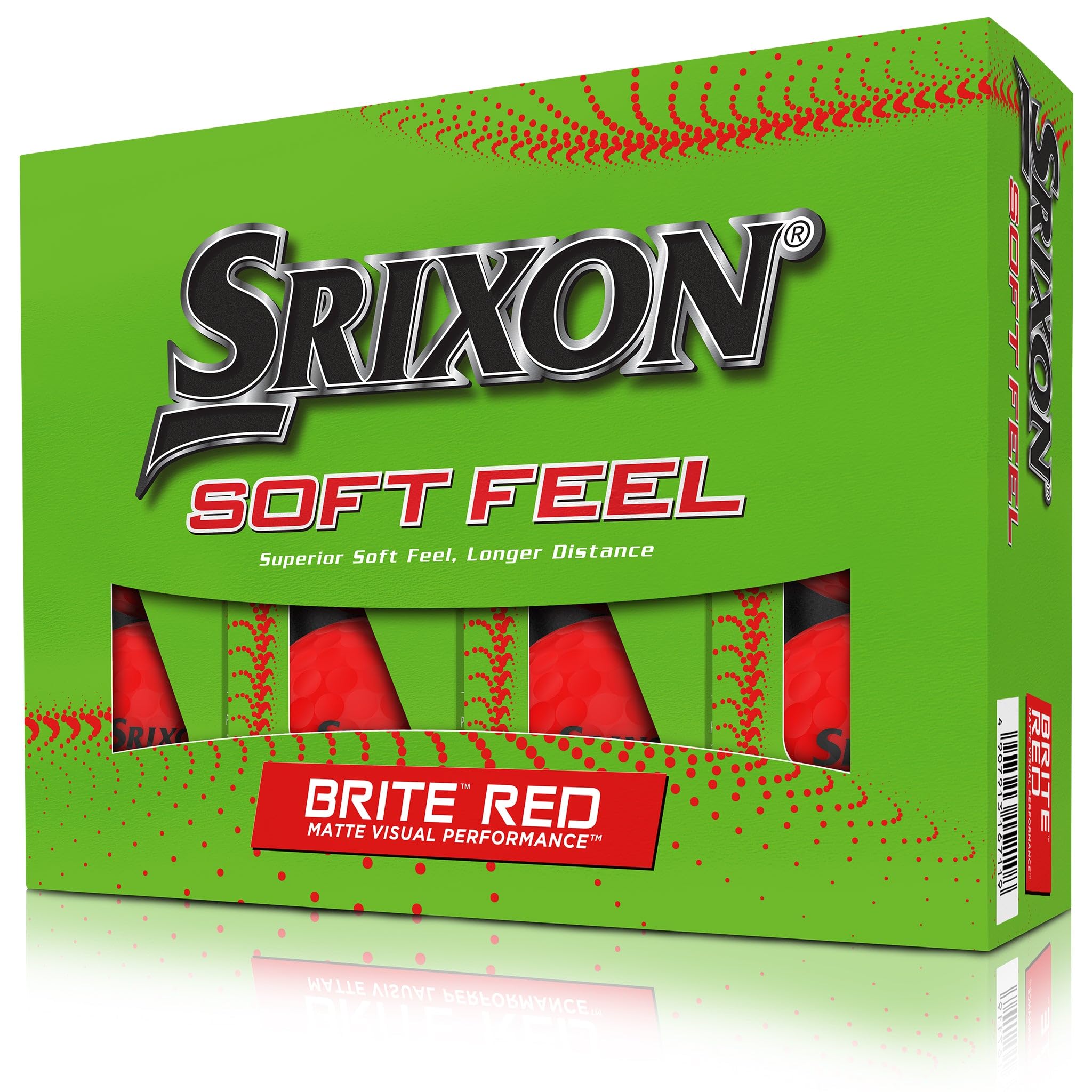 Srixon Soft Feel 13 Brite Red Golf Balls