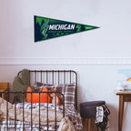Rico Industries Nascar Racing Michigan International Speedway 12'' X 30'' Felt Wall D  Cor Pennant - Great For Home/Bed Room/Man