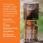 Solo Stove Pot 1800 Stainless Steel Companion Pot Great Cookware For Backpacking Camping Survival Backpacking Kitchen And Cookin